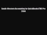 Read South-Western Accounting for QuickBooks(TM) Pro 2004 Ebook Free