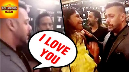 Salman Khan Says "I Love You" To a Cute Little Girl | Bollywood Asia