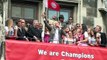 Franck Ribery chante Champs Elysées pour fêter la victoire du championnat Allemand