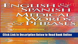 Read English   Spanish Medical Words   Phrases (LWW, English and Spanish Medical Words and