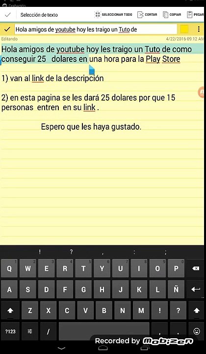 25  Dolares para la play store  en 1 hora 