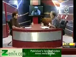 Maulana Tariq Jameel call to anchor Nusrat Javed