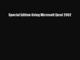 Download Special Edition Using Microsoft Excel 2002 PDF Free