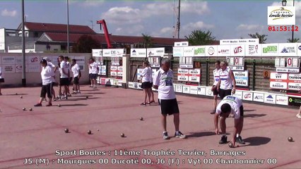Barrages, onzième Trophée Emile Terrier, Satolas-et-Bonce 2016
