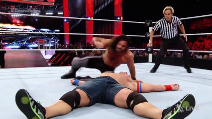 John Cena vs. Seth Rollins Raw, June 27, 2016