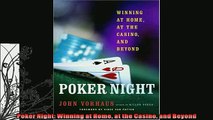 EBOOK ONLINE  Poker Night Winning at Home at the Casino and Beyond  BOOK ONLINE