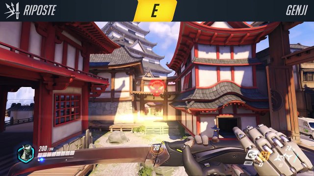 Genji ses capacités dans Overwatch (FR)