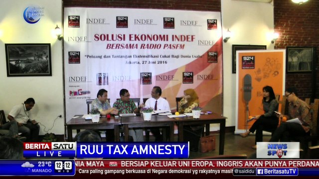 CITA: 1 Juli, RUU Tax Amnesty Harus Berlaku
