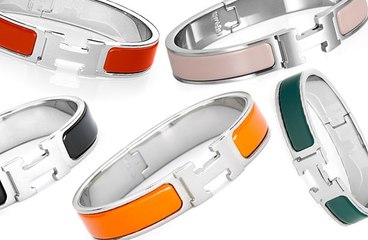 Hermes Clic H Bracelets all Color Whte Yellow Gold/Rose Gold/White