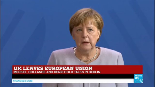 Angela Merkel on Brexit: we the EU remain one of the strongest economic area in the world