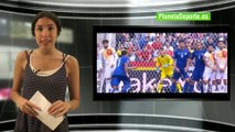 Gol de Chiellini en los octavos de final: España - Italia
