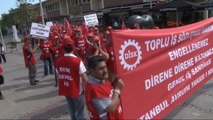 Beşiktaş Belediyesi'nde İşçilerin Toplu Sözleşme Eylemi