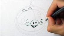 How to Draw Big Bork (Angry Birds Space)