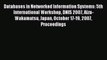 Read Databases in Networked Information Systems: 5th International Workshop DNIS 2007 Aizu-Wakamatsu