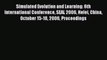 Read Simulated Evolution and Learning: 6th International Conference SEAL 2006 Hefei China October