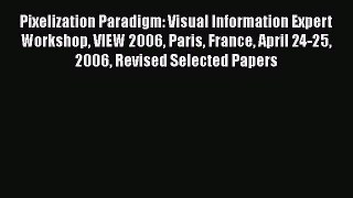 Read Pixelization Paradigm: Visual Information Expert Workshop VIEW 2006 Paris France April