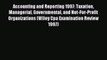 [PDF] Accounting and Reporting 1997: Taxation Managerial Governmental and Not-For-Profit Organizations