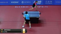 2016 Korea Open Highlights: Hitomi Sato vs Li Fen (Pre)