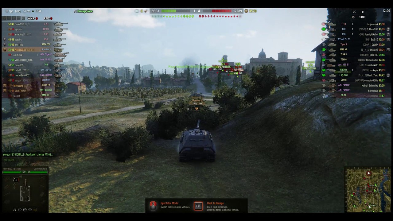 World of Tanks Funny Games - Fly Away - #3