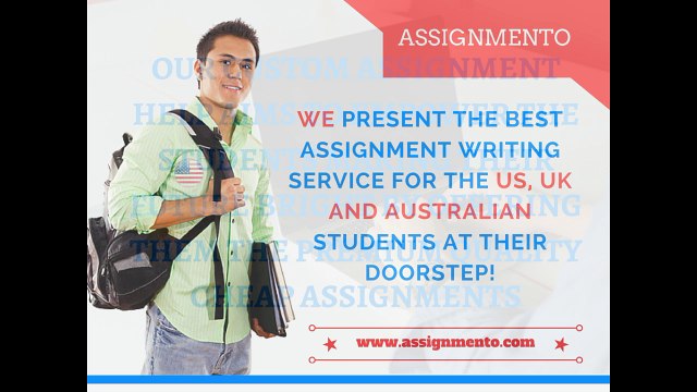 Assignmento Offers Best Online Assignment Help and Writing Services