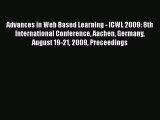 Read Advances in Web Based Learning - ICWL 2009: 8th International Conference Aachen Germany