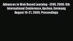 Read Advances in Web Based Learning - ICWL 2009: 8th International Conference Aachen Germany