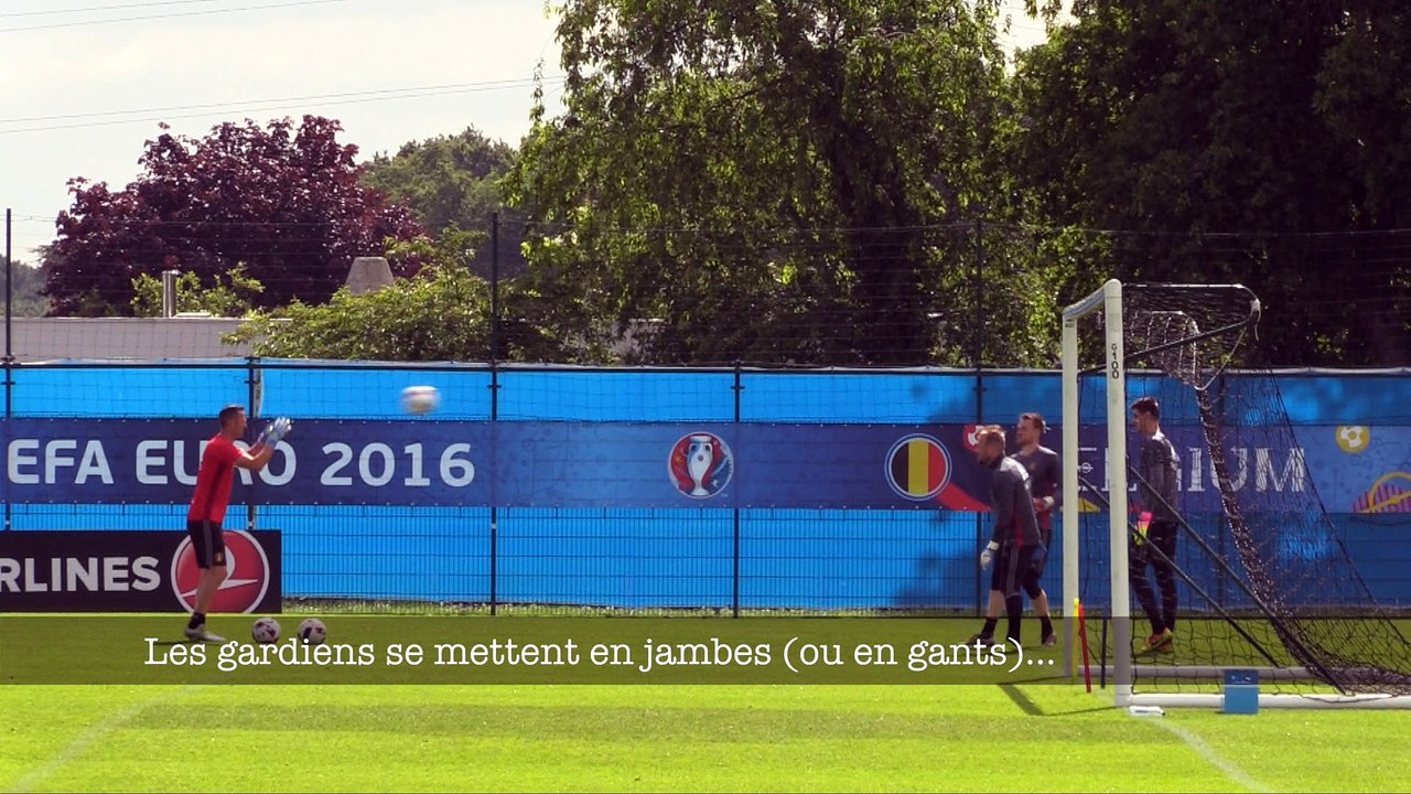 Concours de jonglages à l'entraînement de ce mardi
