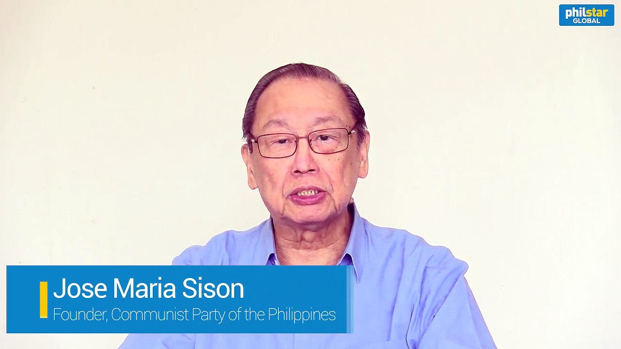 Joma Sison calls for peace under Duterte admin