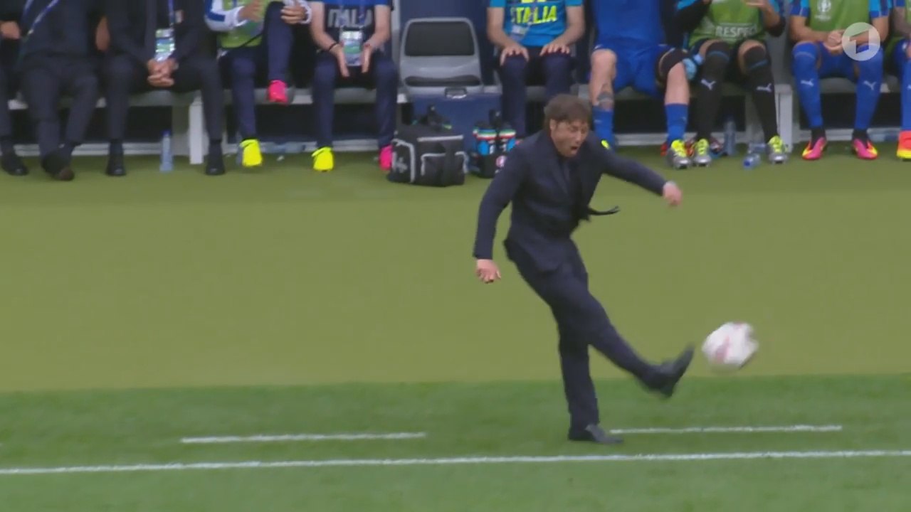 La folle réaction de Conte !