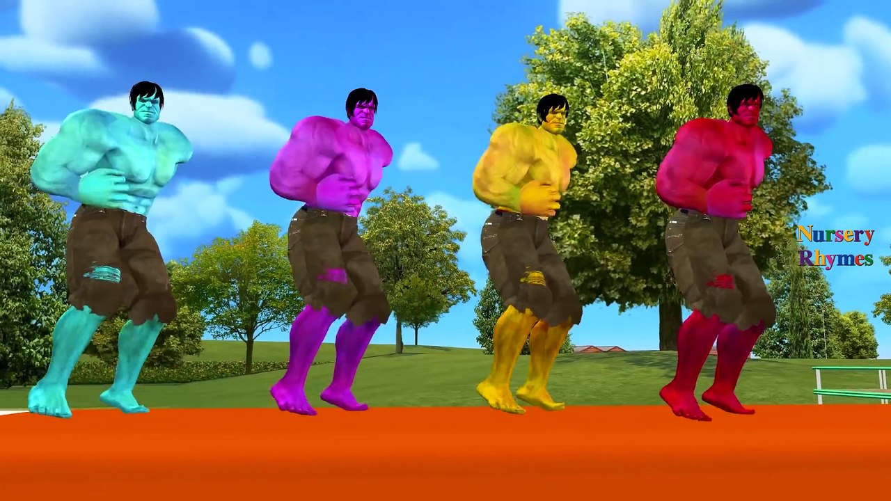 Hulk Gets RainBow Hair   Hulk Singing Old MacDonald   Children Nursery Rhymes   Funny SuperHeroes