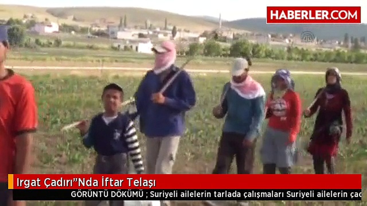 Irgat Çadırı"Nda İftar Telaşı
