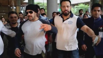 Salman Khan Gets ANGRY At Reporter At Airport