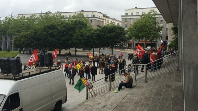 Manifestation loi Travail à Brest