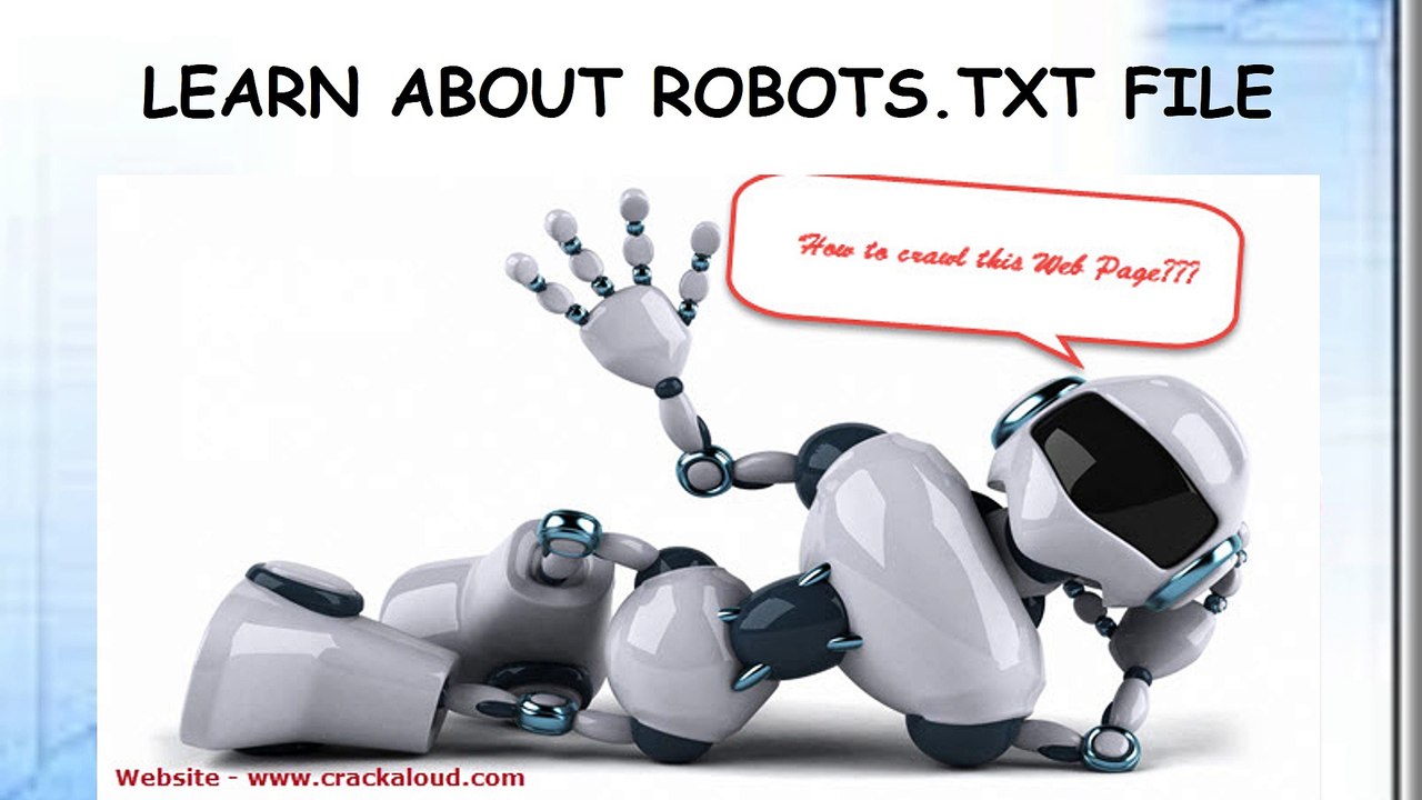 THE EASIEST TUTORIAL TO LEARN ABOUT ROBOTS.TXT FILE