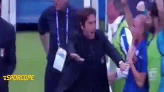 İspanya maçından Antonio Conte kesitleri