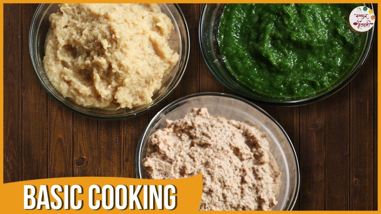 Ginger Garlic Paste, Dry Coconut Paste Vatan Basic Cooking Recipe