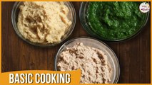 Ginger Garlic Paste, Dry Coconut Paste - Vatan | Basic Cooking | Recipe by Archana in Marathi