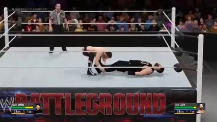 Watch WWE Battleground 2016 - Semi Zayn Vs Kevin Own