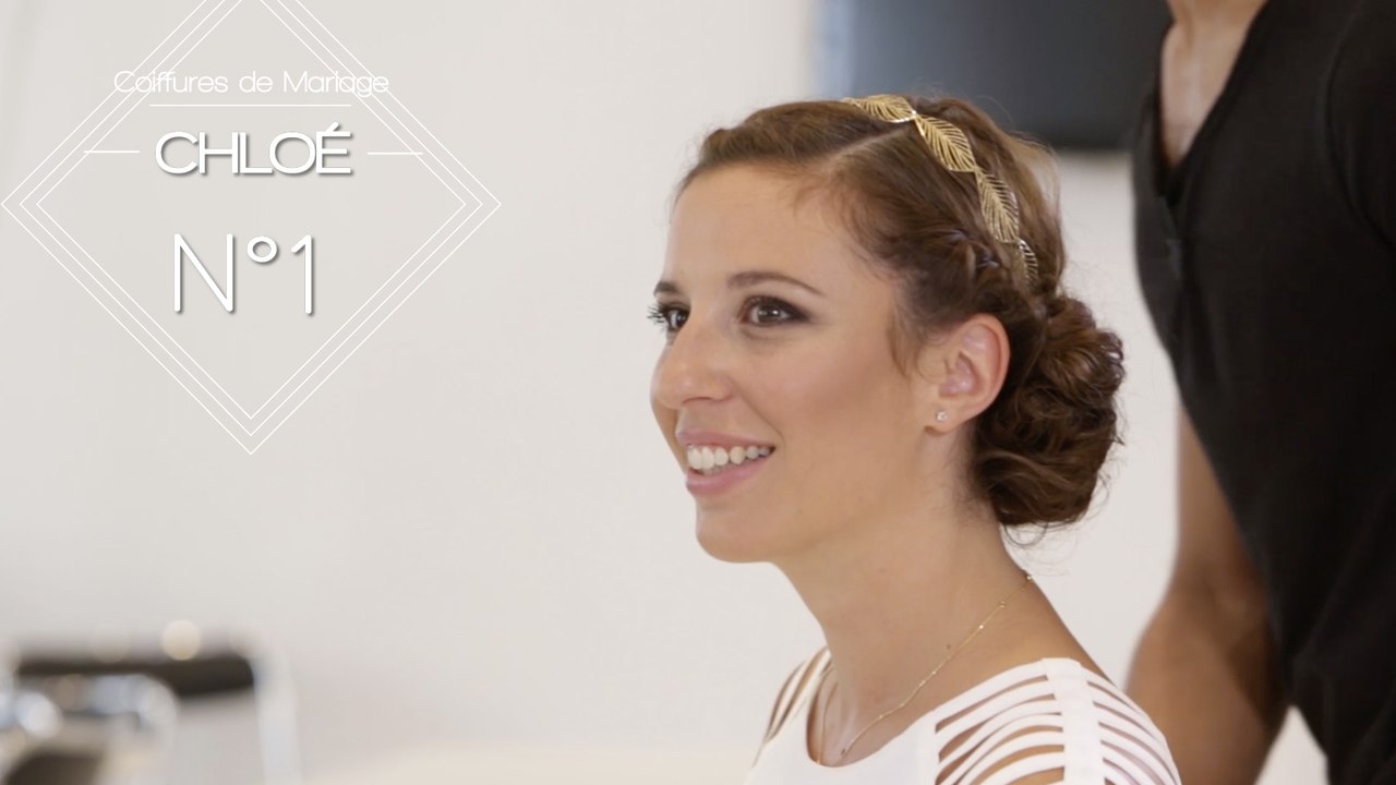 Coiffure de mariage : le chignon tressé