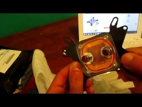 review / unboxing CPU Water Cooling Block tunisia buzz