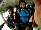 Marcus' 400th skydive at Sibson - tube 15/16way freefly - the jump
