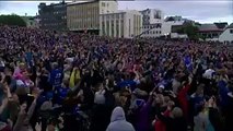 La folie à Reykjavik pour la qualification de l'Islande