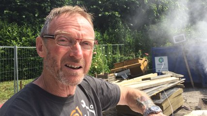 Le gigot bitume préparé