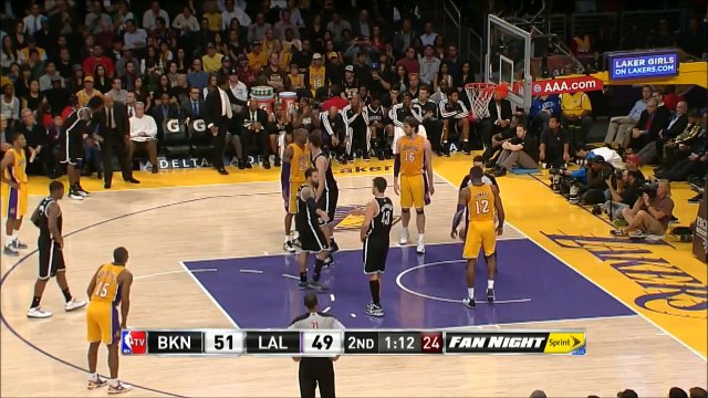 Deron Williams & Brook Lopez Full Highlights vs lakers 20.11.12 - 22 Pts & 10 asissts , 23 points