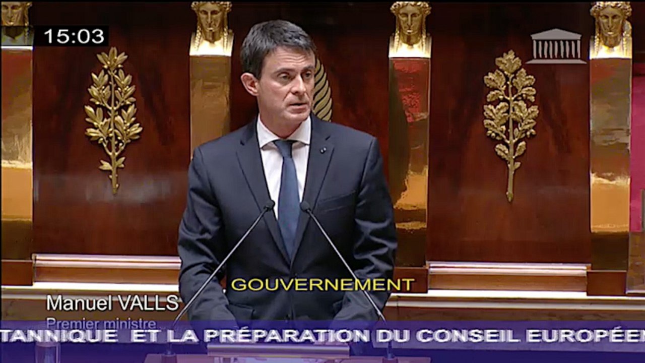 Brexit et avenir de l'Union européenne : discours de Manuel Valls