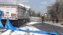 Adana Amonyum Nitrat Gübresi Yüklü Kamyon Tankere Çarptı