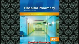 FREE DOWNLOAD  Hospital Pharmacy READ ONLINE