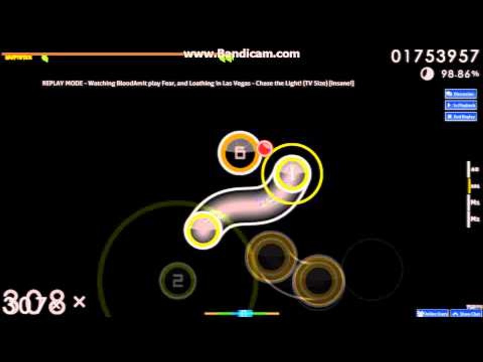 Fear, and Loathing in Las Vegas - Chase the Light! TV (Size) [Insane!] Osu!