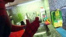 Spiderman & Frozen Elsa FLIES w- Pink Spidergirl Mermaid, Doctor & Joker Prank! Superhero Fun