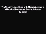 [PDF] The Metaphysics of Being of St. Thomas Aquinas in a Historical Perspective (Studies in